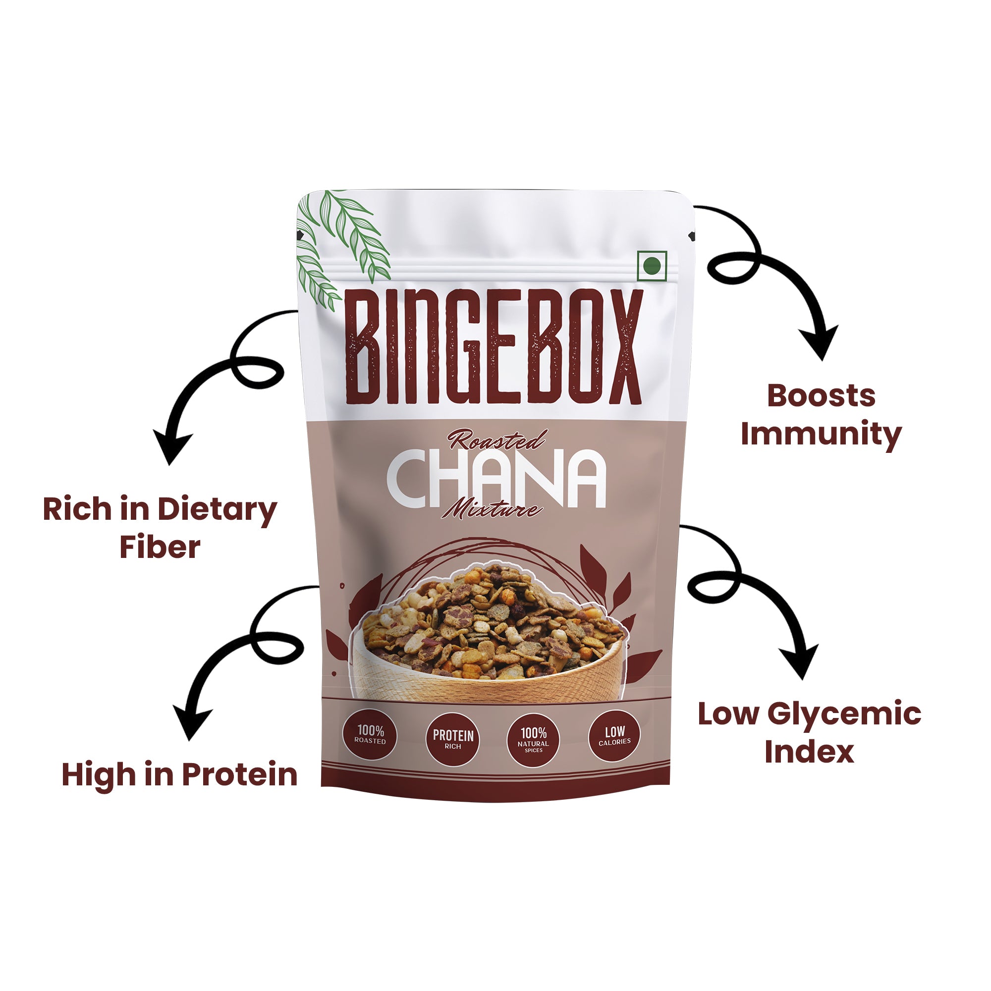 Roasted Chana Mixture – Symphony of Crunch