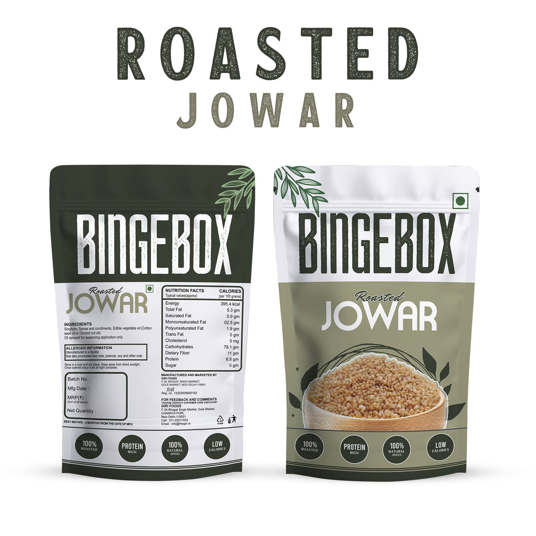 Roasted Jowar – A Wholesome Crunch with Every Bite