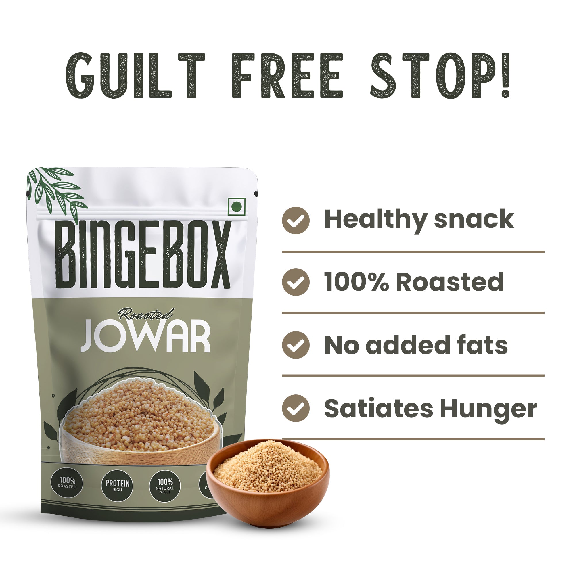 Roasted Jowar – A Wholesome Crunch with Every Bite